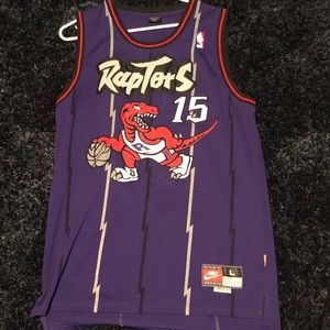Raptors Vince carter Jersey size L extra +2 length